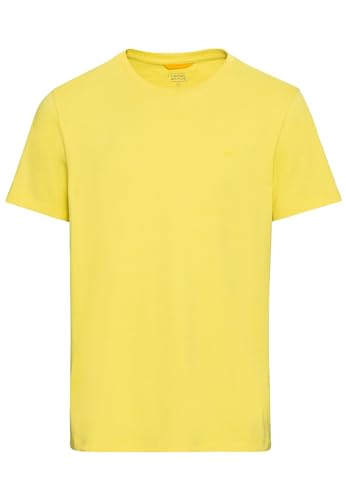 camel active Herren Jersey T-Shirt aus zertifiziertem Organic Cotton Gelb Menswear-L von camel active