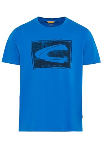 camel active Herren Jersey T-Shirt aus zertifiziertem Organic Cotton Mittelblau Menswear-M von camel active