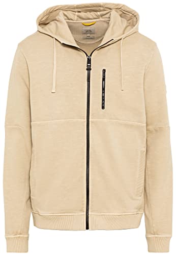 camel active Herren Kapuzen-Sweatjacke aus Reiner Baumwolle Beige menswear-5XL von camel active