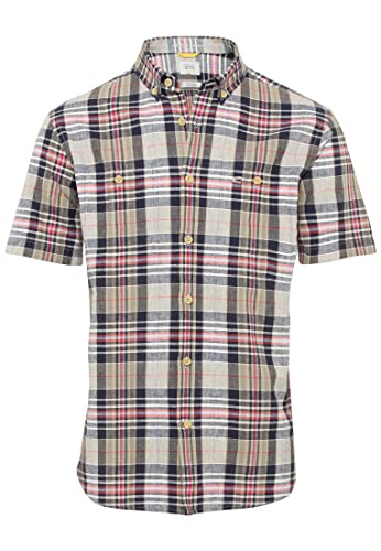 camel active Herren Kurzarm Hemd im Karomuster Dunkelblau, Menswear-XXL camel active Herren Kurzarm Hemd im Karomuster Dunkelblau, Menswear-XXL von camel active