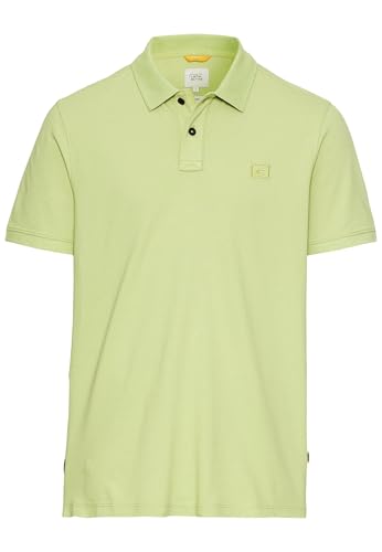 camel active Herren Kurzarm Poloshirt aus Baumwolle Grün, Menswear-XL von camel active