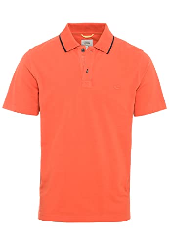 camel active Herren Kurzarm Poloshirt aus Reiner Baumwolle Rot Menswear-S von camel active