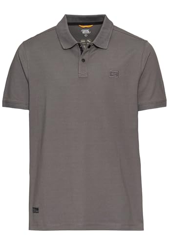 camel active Herren Kurzarm Poloshirt aus einem Baumwollmix Grau, Menswear-L camel active Herren Kurzarm Poloshirt aus einem Baumwollmix Grau, Menswear-L von camel active
