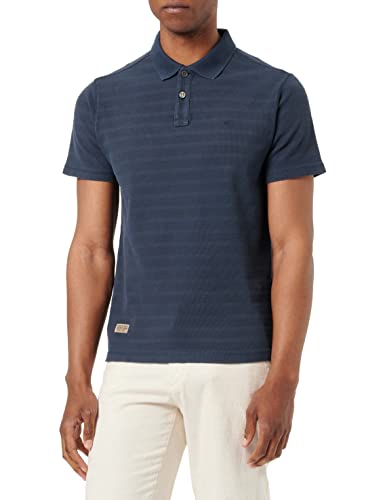 camel active Herren Kurzarm Poloshirt im tonalen Streifenmuster Dunkelblau, Menswear-M camel active Herren Kurzarm Poloshirt im tonalen Streifenmuster Dunkelblau, Menswear-M von camel active