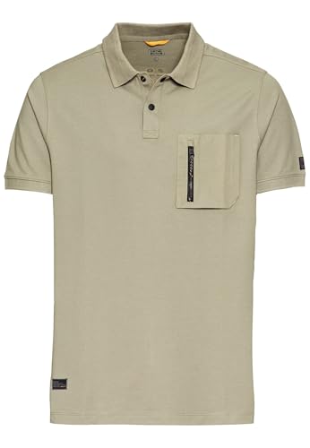 camel active Herren Kurzarm Poloshirt mit Cooling Effekt Grün, menswear-6XL von camel active