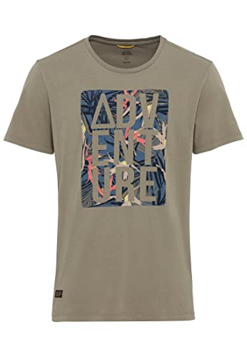 camel active Herren Kurzarm T-Shirt aus Bio-Baumwolle Khaki, Menswear-XXL camel active Herren Kurzarm T-Shirt aus Bio-Baumwolle Khaki, Menswear-XXL von camel active