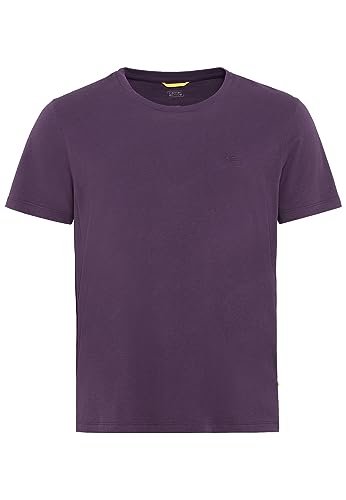 camel active Herren Kurzarm T-Shirt aus Organic Cotton Lila Menswear-XL von camel active