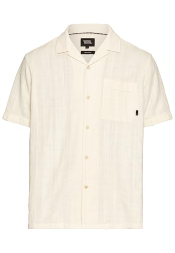 camel active Herren Kurzarmhemd mit Brusttasche Beige, Menswear-XL von camel active