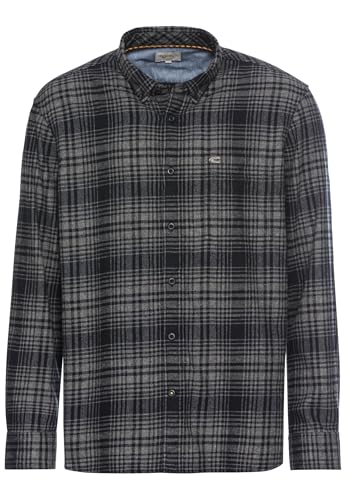 camel active Herren Langarmhemd mit Karomuster Grau, Menswear-XXL camel active Herren Langarmhemd mit Karomuster Grau, Menswear-XXL von camel active
