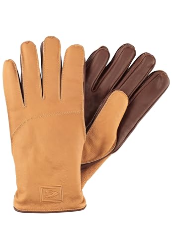 camel active Herren Lederhandschuhe mit Teddyfutter Cognac menswear-XL von camel active