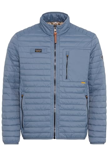 camel active Herren Leichte Steppjacke aus recyceltem Polyamid Blau menswear-48 von camel active