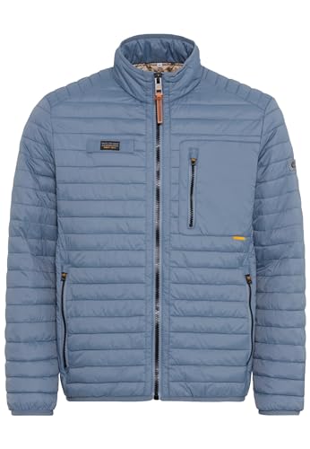 camel active Herren Leichte Steppjacke aus recyceltem Polyamid Blau, menswear-48 von camel active