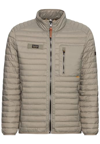 camel active Herren Leichte Steppjacke aus recyceltem Polyamid Khaki menswear-48 von camel active