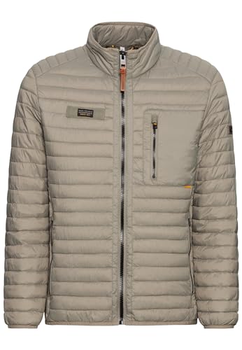 camel active Herren Leichte Steppjacke aus recyceltem Polyamid Khaki, menswear-60 von camel active