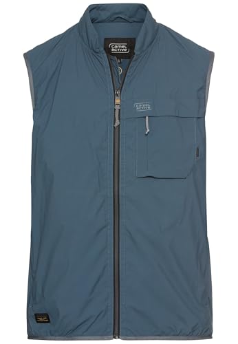 camel active Herren Leichte einrollbare Weste mit Funktionstaschen Tintenblau, menswear-3XL von camel active