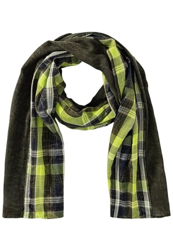 camel active Herren Leichter Webschal aus reiner Baumwolle Limette, menswear-OS von camel active