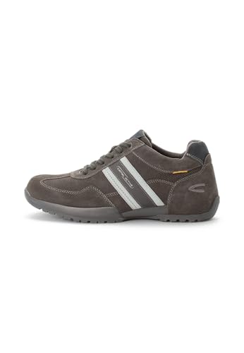 camel active Herren Low-Top Sneaker, Männer Halbschuhe,Wechselfußbett,schnürschuhe,Business,Freizeit,straßenschuhe,grau/Multi,43 EU von camel active
