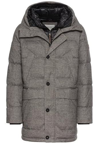 camel active Herren Mantel mit abnehmbarem Kapuzenfutter Grau, menswear-52 von camel active