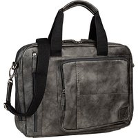 camel active Herren Messenger Bag schwarz Kunstleder von camel active