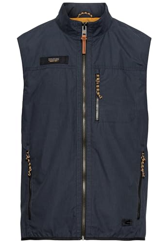 camel active Herren Multipocket Weste mit Stehkragen Dunkelblau, menswear-64 camel active Herren Multipocket Weste mit Stehkragen Dunkelblau, menswear-64 von camel active