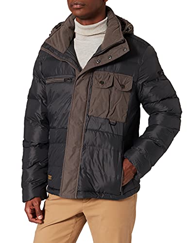 camel active Herren Outdoor Jacke in Materialmix Anthrazit menswear-56 von camel active