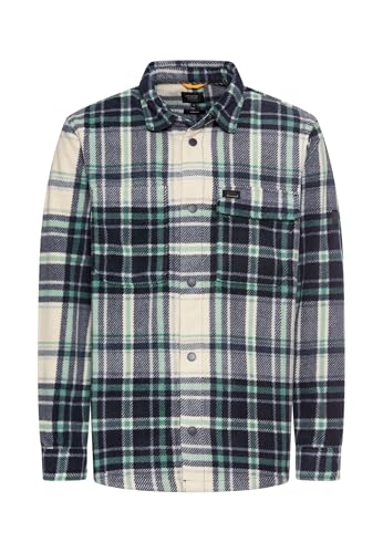 camel active Herren Overshirt mit Seitentaschen Tannengrün, Menswear-XXL von camel active