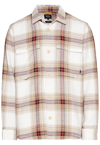 camel active Herren Overshirt mit seitlichen Eingrifftaschen Rot, Menswear-XXL von camel active