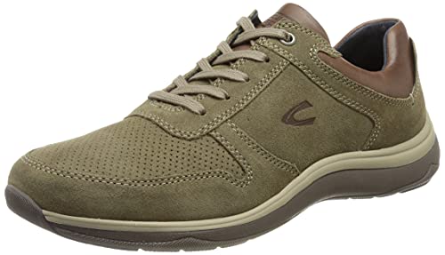 camel active Herren Peak Low lace Shoes Sneaker, Taupe, 41 EU von camel active