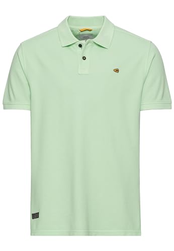 camel active Herren Pique Kurzarm Poloshirt in Regular Fit aus Reiner Baumwolle Pistazie, menswear-6XL von camel active