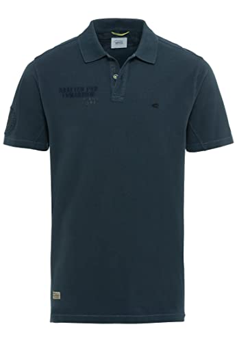 camel active Herren Piqué Poloshirt aus Reiner Baumwolle Dunkelblau, Menswear-M von camel active
