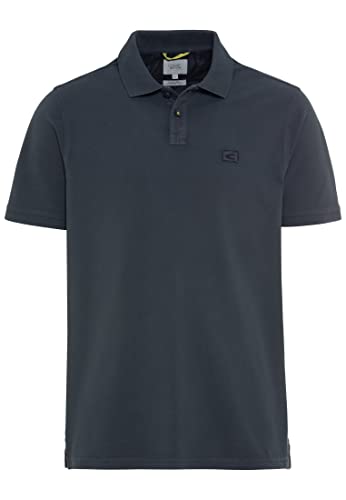 camel active Herren Piqué Poloshirt aus Reiner Baumwolle Dunkelblau Menswear-S von camel active