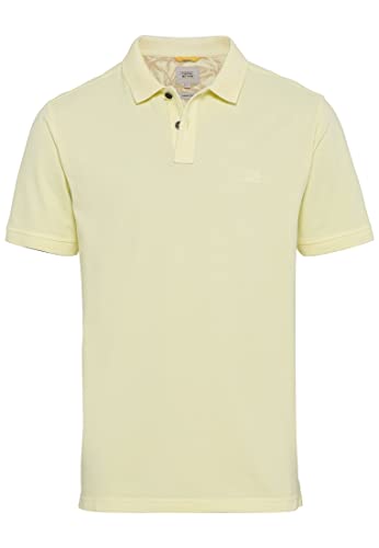 camel active Herren Piqué Poloshirt aus Reiner Baumwolle Hellgelb Menswear-XL von camel active