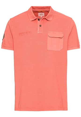 camel active Herren Piqué Poloshirt aus zertifiziertem Organic Cotton Rot-Orange Menswear-XL camel active Herren Piqué Poloshirt aus zertifiziertem Organic Cotton Rot-Orange Menswear-XL von camel active