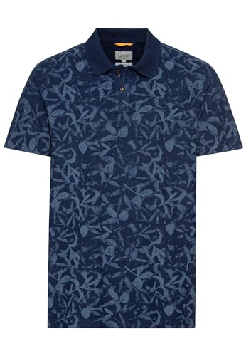 camel active Herren Pique Poloshirt mit floralem Print Blau, Menswear-L camel active Herren Pique Poloshirt mit floralem Print Blau, Menswear-L von camel active
