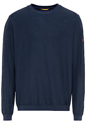camel active Herren Pullover Crewneck night blue dunkelblau - XXL von camel active