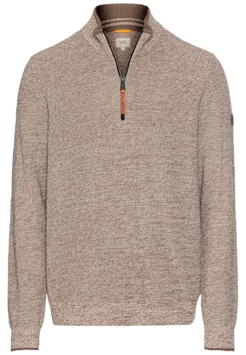 camel active Herren Pullover aus einem Baumwollmix Braun, Menswear-M von camel active