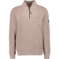 camel active Herren Troyer beige Baumwolle unifarben von camel active