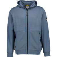 camel active Herren Sweatjacke blau Baumwolle unifarben von camel active