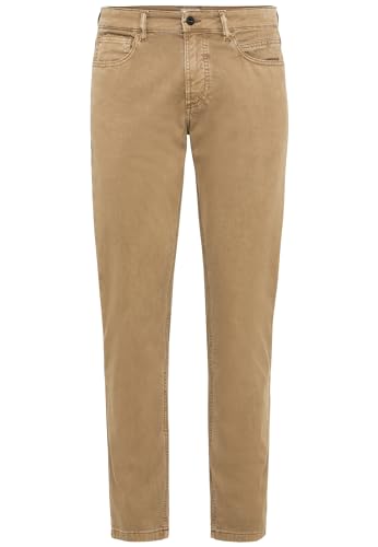 camel active Herren Regular Fit 5-Pocket Canvas Hose 32 Beige-Braun menswear-36/32 von camel active