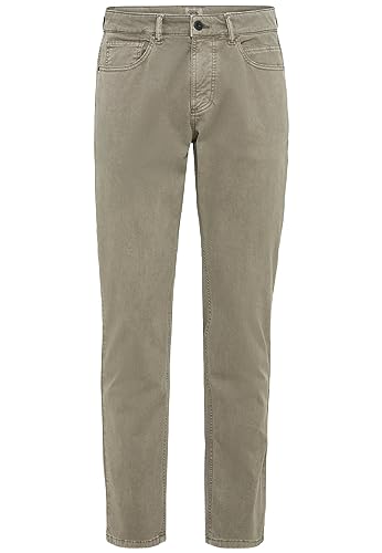 camel active Herren Regular Fit 5-Pocket Canvas Hose 32 Khaki menswear-40/32 von camel active