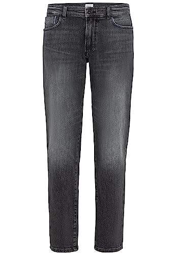 camel active Herren Regular Fit 5-Pocket Jeans Schwarz, menswear-32/32 von camel active