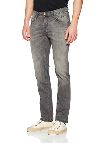 camel active Herren Regular Fit 5-Pocket Organic Cotton Jeans Grau, menswear-40/38 von camel active
