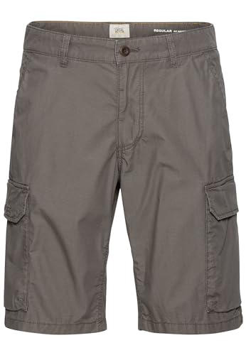 camel active Herren Regular Fit Cargo Shorts mit Minimal Print Grau, menswear-33IN von camel active