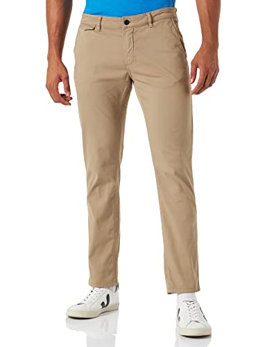 camel active Herren Regular Fit Houston Chino Klassische Hose, Braun, 33W / 34L von camel active