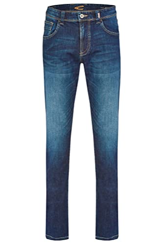 camel active Herren Relaxed Fit 5-Pocket Jeans aus Baumwolle 34 Blau menswear-44/34 von camel active