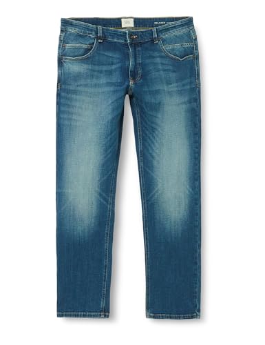 camel active Herren Relaxed fit Woodstock Stretch Jeanshose Jeans, Mittelblau (Indigo), 40W / 30L von camel active