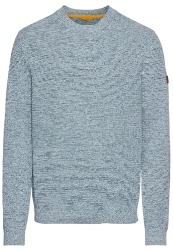 camel active Herren Rundhals Pullover aus Baumwolle Hellblau, Menswear-XL von camel active