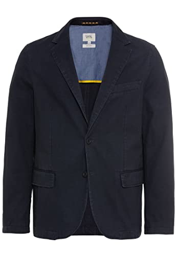 camel active Herren Sakko mit Leichter Waffelstruktur Blazer, Blau, 27 von camel active