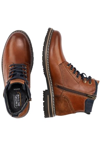camel active Herren Boston Leder Boot Braun, menswear-40 von camel active