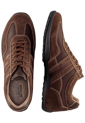 camel active Herren Schnürschuhe aus echtem Leder Braun menswear-40 von camel active